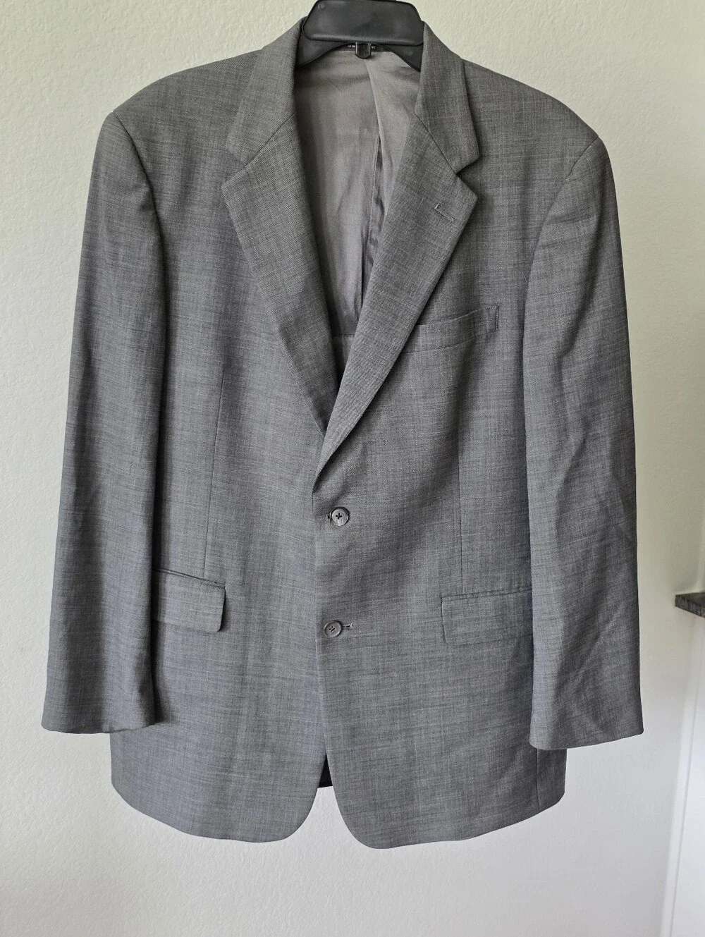 Austin Reed Dillard's Gray Wool Blazer Sport Coat 42R 2 Button England USA
